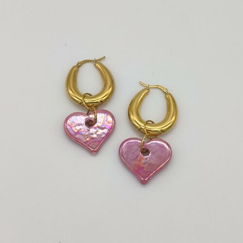 Boucles d’oreilles cœur ROMI – PIECE UNIQUE