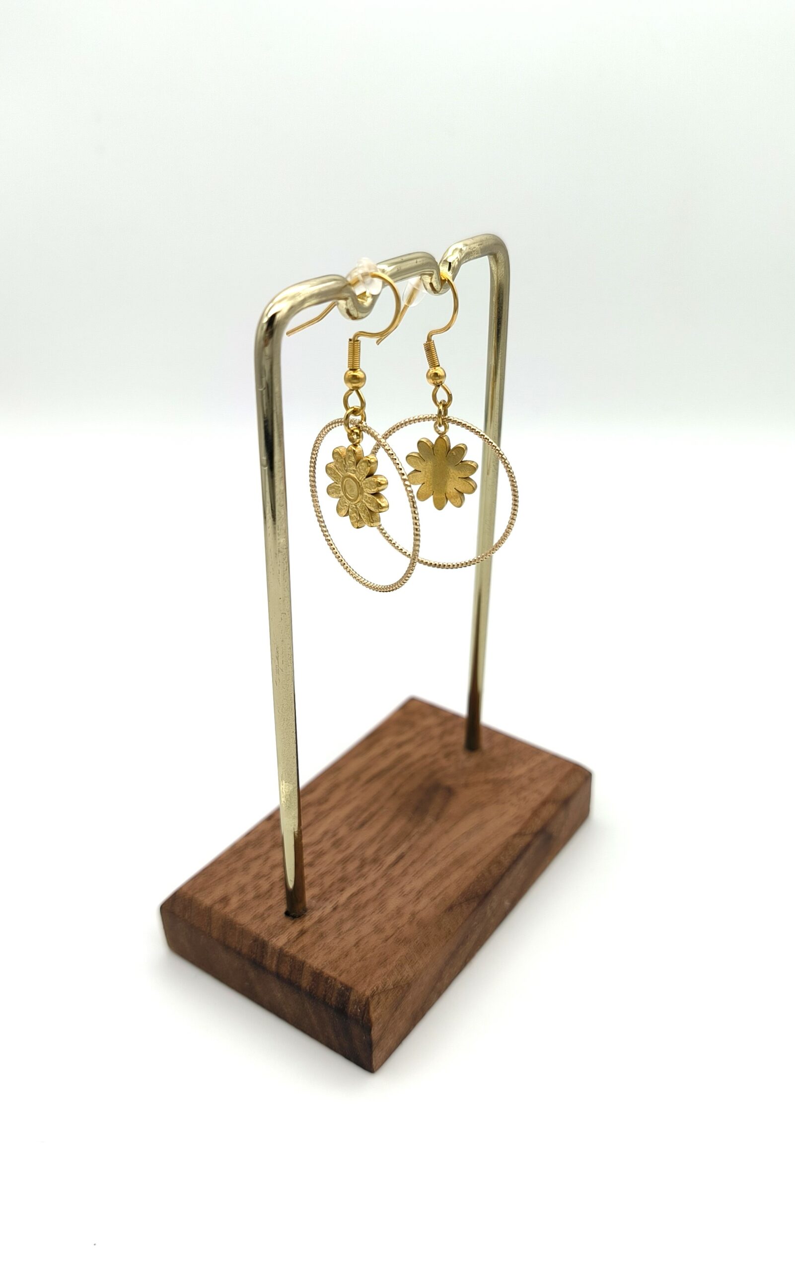 Boucles d'oreilles flower - PIECE UNIQUE – Image 2