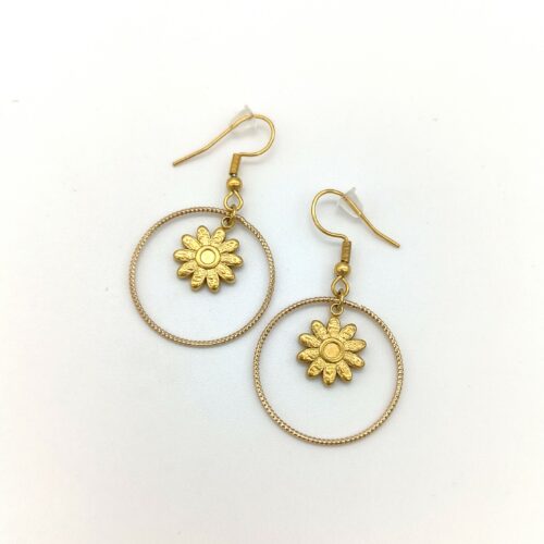 Boucles d’oreilles flower – PIECE UNIQUE